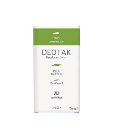 Deotak (2 PCS) Deotak Unisex Cream Deodorant Plus 35 ml