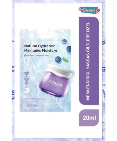 Frudia Blueberry Face Mask Moisturizing 3 Pieces - Buy Online on GoSupps.com