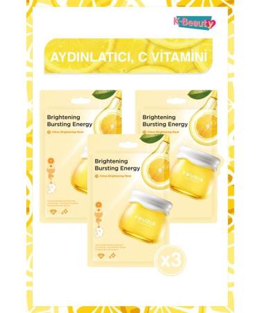 Frudia Citrus Brightening Face Mask 3 Pieces