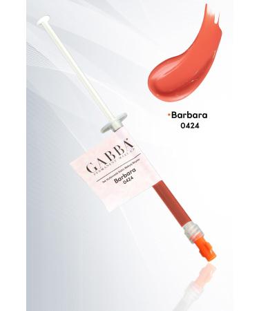 GABBA PERMANENT MAKE-UP 424 Barbara Disposable Lip Color Permanent Lip Color Lip Contour Paint