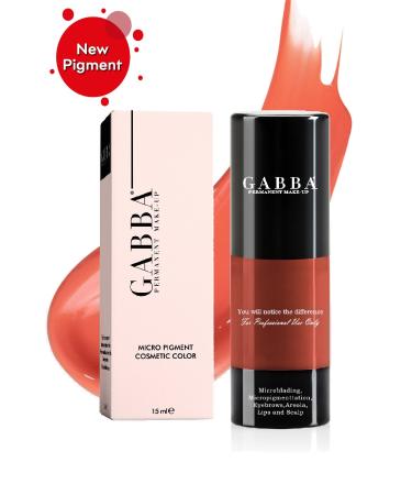 GABBA PERMANENT MAKE-UP 424 Barbara Lip Color Permanent Lip Color Permanent Makeup Lip Contour Paint 15 Ml