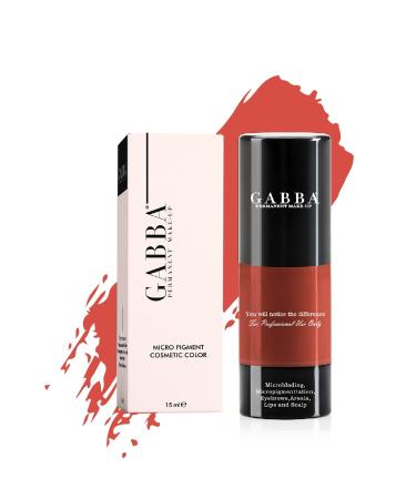 GABBA PERMANENT MAKE-UP 424 Barbara Lip Color Permanent Lip Color Permanent Makeup Lip Contour Paint 15 Ml - Buy Online on GoSupps.com