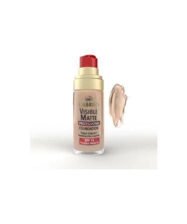 Gabrini Visible Matte Foundation Dark Tone Spf:15 30 ml No 4