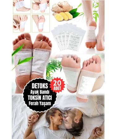 Gaggani Energizing Detox Foot Patch - Deep Sleep and Relaxation with 20 Bamboo Vinegar Foot Mask