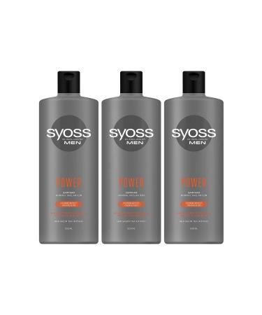 Syoss Men Power Strengthening Shampoo 500 ml 3-pack