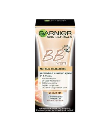 Garnier Moisturizing Bb Cream Extra Light Tone 50 Ml 3600542105606 - Buy Online on GoSupps.com