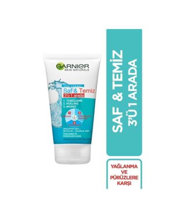 Garnier Garnier Pure Clean 3in1 Cleansing Peeling Mask 150 ml
