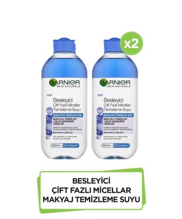 Garnier STD 2 Li Nourishing Dual Phase Micellar Make-Up Remover Water 400 ml Classic