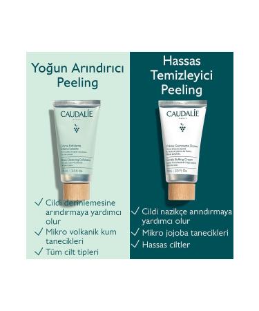 Caudalie Vinoclean Sensitive Cleansing Peeling 75 ml - Buy Online on GoSupps.com