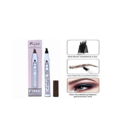GL COSMETICS Microbloading Effective Eyebrow Pencil Effective Serrated Tip Black