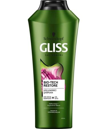 Gliss Schwarzkopf Bio-tech Strengthening Shampoo 360 Ml X 2