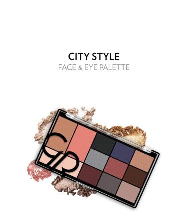 Golden Rose City Style Face&eye Palette No:02 Smokey - Makeup Palette - 8691190966614