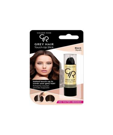 Golden Rose Covers White Hair Black Compatible with Hair Colors MMCZ102