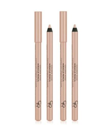 Golden Rose Eye and Lip Illuminating Pencil - Miracle Pencil Contour Lips Brighten Eye-look X 2 Pieces