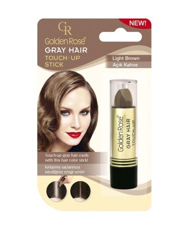 Golden Rose Hair Covering White Hair Compatible with Hair Colors Permanent Stick-Light Brown Dye MMCZ79
