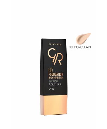 Golden Rose Foundation - HD Foundation High Definition 101 Porcelain 8691190832513