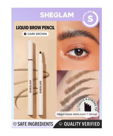 SHEGLAM COPY - Feather Better Liquid Eyebrow Pencil-Medium Brown