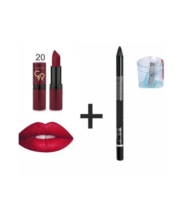 Golden Rose Matte Lipstick - Velvet Matte Lipstick No:20