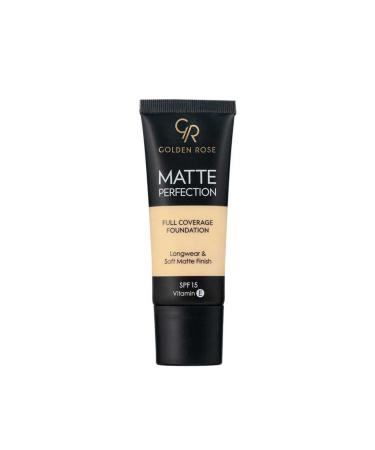 Golden Rose Matte Perfection Full Coverage Foundation W1