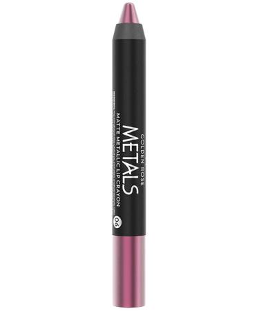 Golden Rose Brand: Metals Matte Metallic Lip Crayon No:06 Category: Lip Gloss