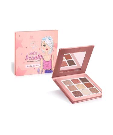 Golden Rose Miss Beauty Eyeshadow Palette Nude Addict Category: Eyeshadow