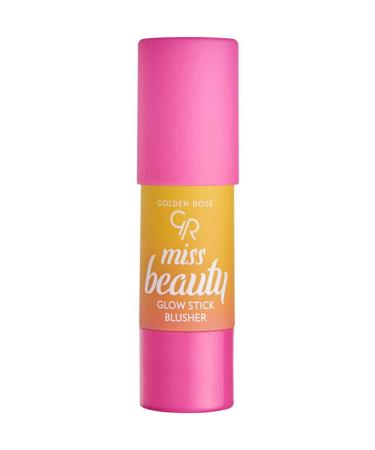 Golden Rose Miss Beauty Glow Stick Blusher 01 Peach Flash