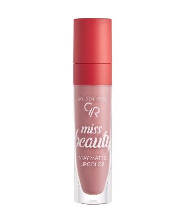 Golden Rose Miss Beauty Stay Matte Lipcolor No:01 Blush Nude - Liquid Matte Lipstick - 8691190441777