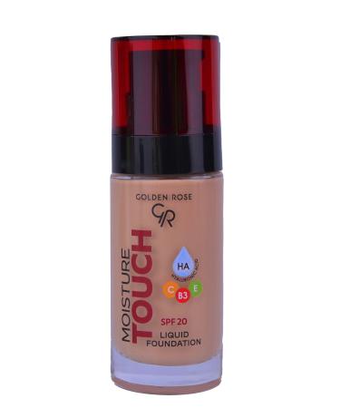 Golden Rose Moisture Touch Liquid Foundation Spf20 No: 112 Moisturizing Foundation - 8691190533779 - Buy Online on GoSupps.com
