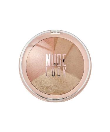 Golden Rose Nude Look Baked Trio Face Powder