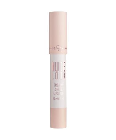 Golden Rose Nude Look Creamy Shine Lipstick No: 02 Pink Rose - Pencil Lipstick - 8691190967338