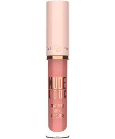 Golden Rose Nude Look Natural Shine Lipgloss Lip Gloss No: 03 Coral Nude