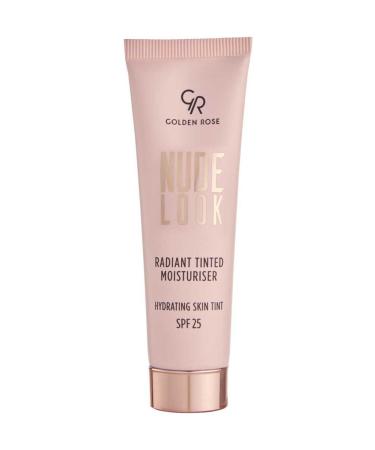 Golden Rose Nude Look Radiant Tinted Moisturiser No: 03 Deep Tint - Tinted Moisturizer Spf 25 - 8691190967154