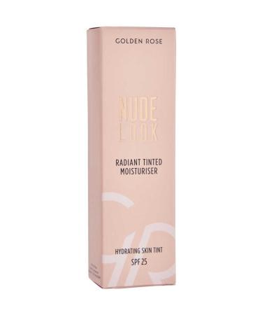 Golden Rose Nude Look Radiant Tinted Moisturiser No: 03 Deep Tint - Tinted Moisturizer Spf 25 - 8691190967154 - Buy Online on GoSupps.com