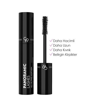 Golden Rose Panoramic Lashes All In One Mascara - Black - Lengthening Mascara - 8691190965402