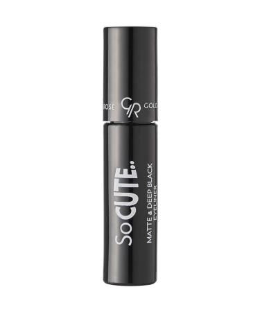 Golden Rose So Cute Matte & Deep Black Eyeliner - Mini Matte Black Eyeliner - 8691190966638