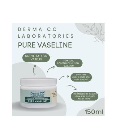 Derma CC LABORATORIES Sensitive Pure Vaseline - Pure Additive-Free Vaseline 150ml - Buy Online on GoSupps.com