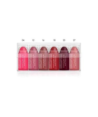 Golden Rose Velvet Lipstick 6 Pack Mini-mix 2 - Matte Lipstick