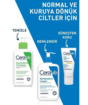 CeraVe Moisturizing Cleanser for Normal to Dry Skin 236ml - Buy Online on GoSupps.com