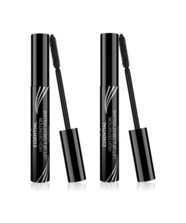 Golden Rose Volume Effect Black Mascara - Essential High Definition&liftup&great Volume Mascara X 2 Pieces