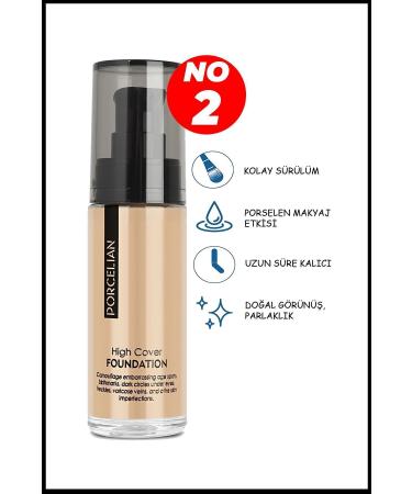 Gtir Beauty High Cover High Coverage Effect Porcelain Foundation No-2