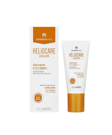Heliocare Color Gelcream Brown Tinted Sunscreen Spf 50 50 ml-MFREYON00356