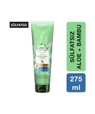 Herbal Essences SULFATE-FREE POWER AND MOISTURE ALOE + BAMBOO LIGHTENING CONDITIONER 275 ML CHARMS1302