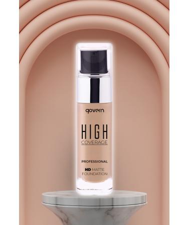 govern High Cover High Coverage Matte Foundation - Light White Skin 01 - Buy Online on GoSupps.com