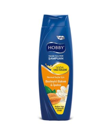 Hobby Anti-Dandruff Nourishing Care Silky Almond Oil and Jasmine Flower Shampoo 600 ml