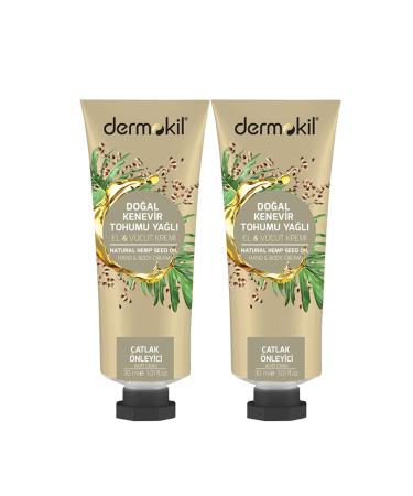 Dermokil Hemp Seed Oil Hand and Body Cream 30 Ml X 2 Pieces