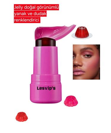 Lesvip's Gel Texture Natural Looking Cheek and Lip Color Gel Blush 02