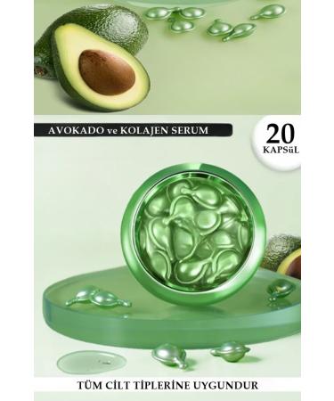 Dahaus Tokyo Avocado Oil and Collagen Moisturizing Skin Serum 20 Capsules