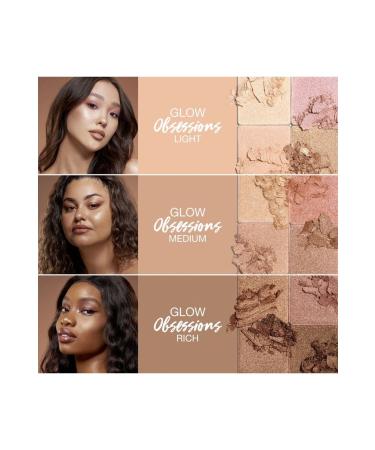 Huda Beauty Glow Obsessions Highlighting Palette Light Pinkestcosmetics