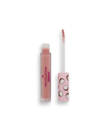 I Heart Revolution Tasty Coconut Milk Lip Gloss Nude Coconut Meringue Lip Gloss - Buy Online on GoSupps.com