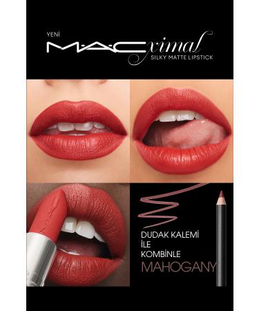 Mac The iconic Matte Lipstick. Effective Formula Lipstick That Gives Intense Color-CHILI KEYO349 - Buy Online on GoSupps.com